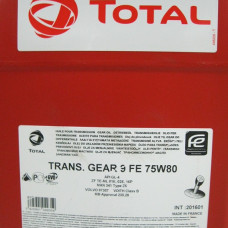 Масло трансмиссионное Total TRANSMISSION GEAR 9 FE 75W-80/SAE 75W-80 (20 л)